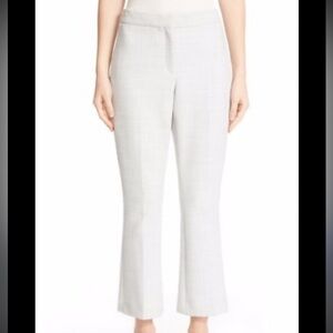 Theory Women's Light Gray Cropped Pants